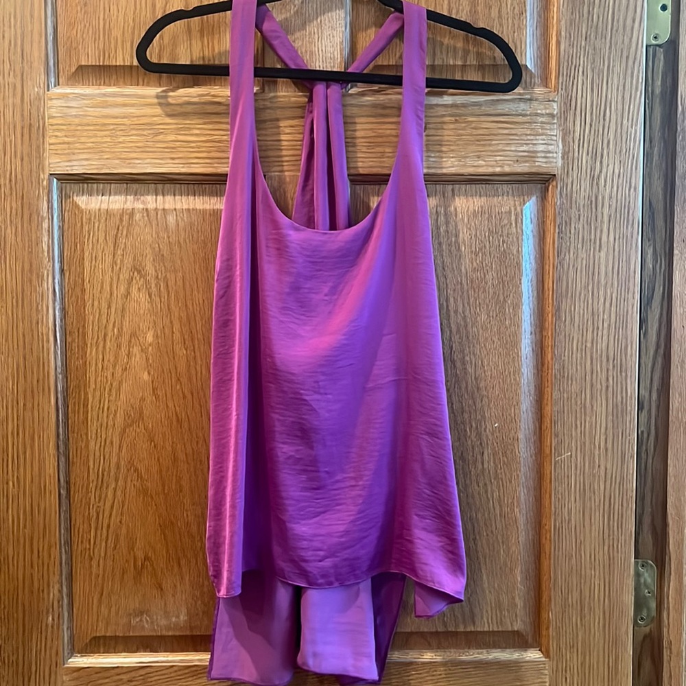 BCBGMaxAzria hi-low racerback tank size Medium